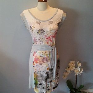 Sidecar sleeveless floral dress